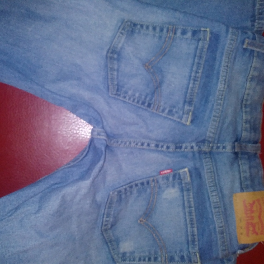 EUC Blue Jeans With Rips - Picture 4 of 4